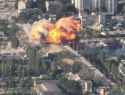 Момент попадания ФАБ-3000 по мосту в Херсоне попал на видео