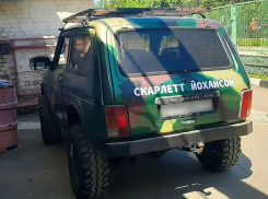 Знаменитая Нива Скарлет Йоханссон замечена на фронте в Херсонской области