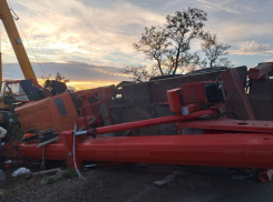 Пьяный водитель на «КамАЗе» в Чаплынском округе опрокинул грузовик и врезался в дерево