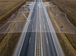В Херсоне антидроновые сети ВСУ рухнули после первого снега