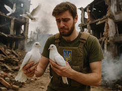 ЦИПСО прислало голубятника: в Херсоне сняли постановочное видео со спасением птиц от обстрела ВС РФ