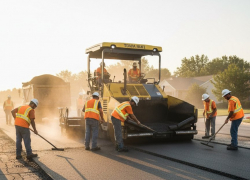 В Скадовске заработал новый асфальтобетонный завод