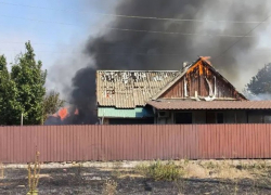В Райском из-за артобстрела ВСУ пострадал человек и сгорели дома