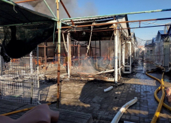 Поджог или случайность: стали известны две основные версии пожара на Центральном рынке в Геническе