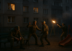 Пьяные боевики ВСУ устроили стрельбу на детской площадке в Херсоне