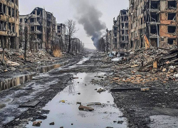 Последствия ночных ударов ВСУ сняли в Геническе