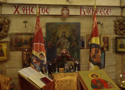 В Херсонской области десантникам гвардейского Ярославского полка вручили стяг Илии Пророка