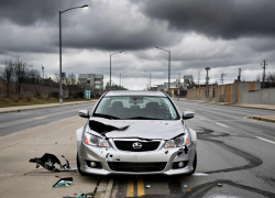 В Херсоне автомобиль ВСУ спровоцировал ДТП
