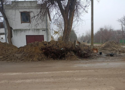 Из-за ремонта труб Скадовск утонул в грязи