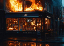 В Херсонской области судебный пристав предотвратил пожар в кафе