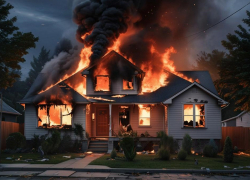 На правобережье Херсонщины ВСУшники подожгли дом мирной жительницы