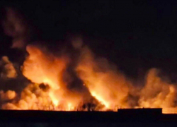 Летевшие через Херсонщину дроны выжгли инфраструктуру Украины