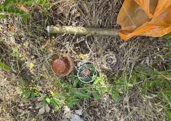 Бомбу в пакете нашли во дворе школы Новокаховского округа