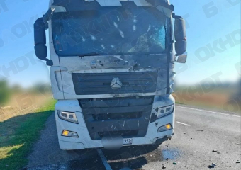 ВСУ ударили по фуре «Хорнетом» на трассе Р-280