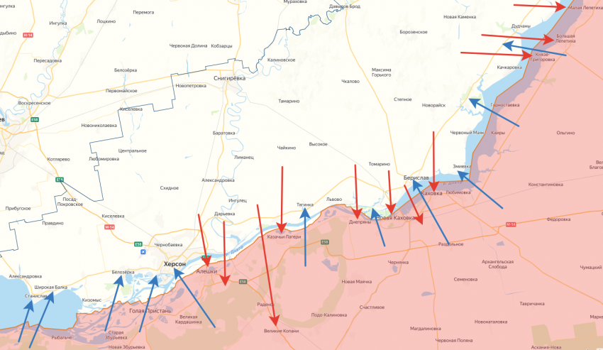В Херсонской области после 50 обстрелов двое человек погибли и семеро пострадали
