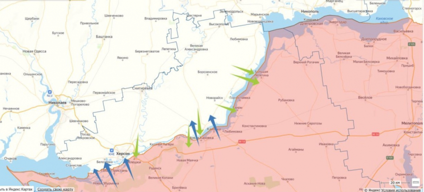 Херсонская область в огне: за последние сутки зафиксировано 48 ударов по территории региона