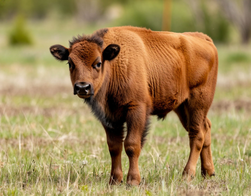 В Херсонском заповеднике беби-бум бизонов — родились более 20 телят