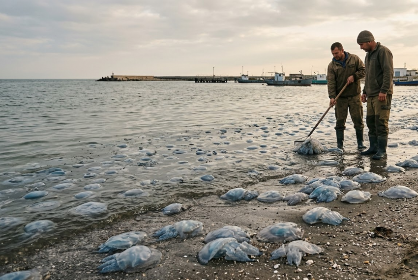 Медузы в Азовском море у берегов Херсонщины станут сырьем для медицинского коллагена