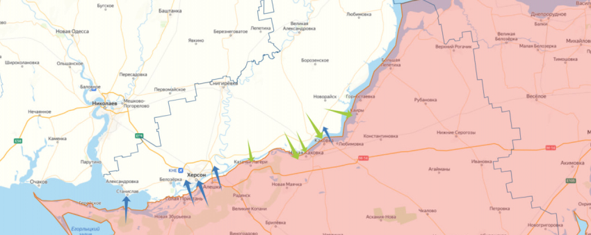 Херсонская область снова под обстрелами: 24 удара днём и 19 ночью, один погибший