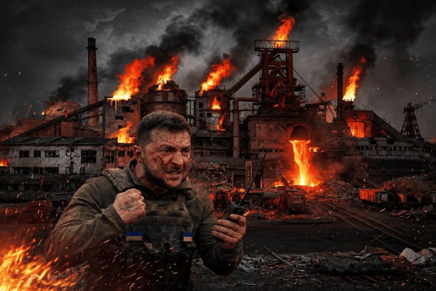 Новости СВО: Киев требует ещё 40 дней для «разгрома России», пока Украина уже потеряла 90% сталелитейного производства