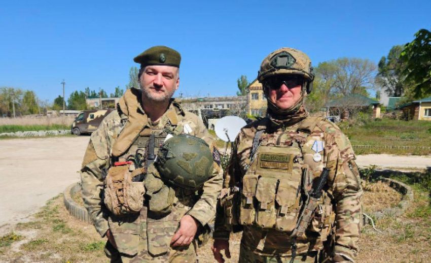 Ушедший добровольцем на фронт студент ХГПУ получил медаль «За отвагу»