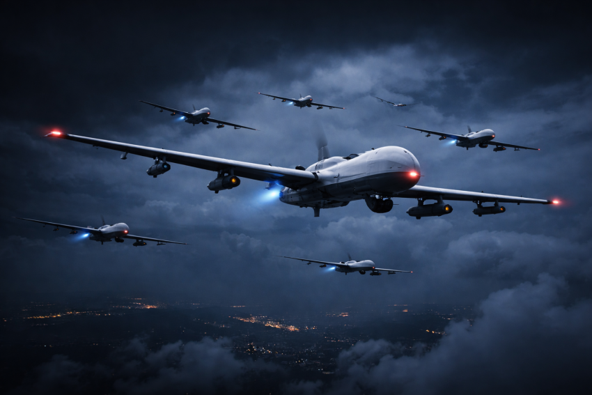 ВСУ атаковали юг России десятками дронов через Херсонщину