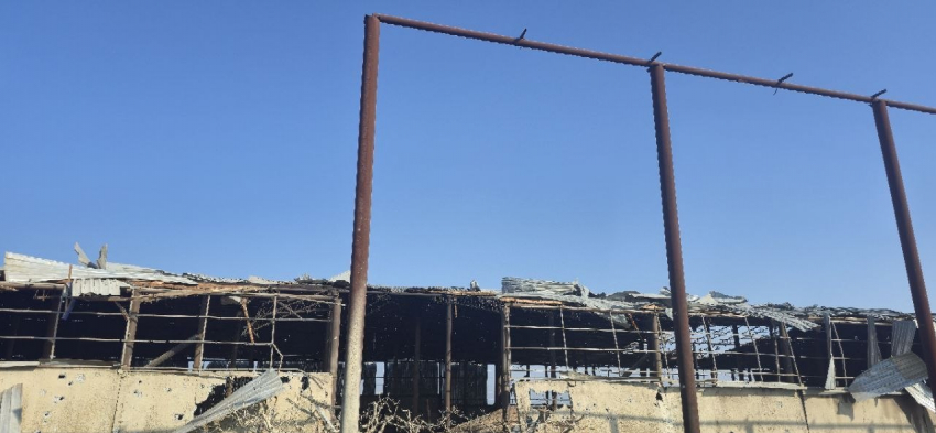 Дрон ВСУ атаковал склад в Херсонской области, сгорело 700 тонн зерна