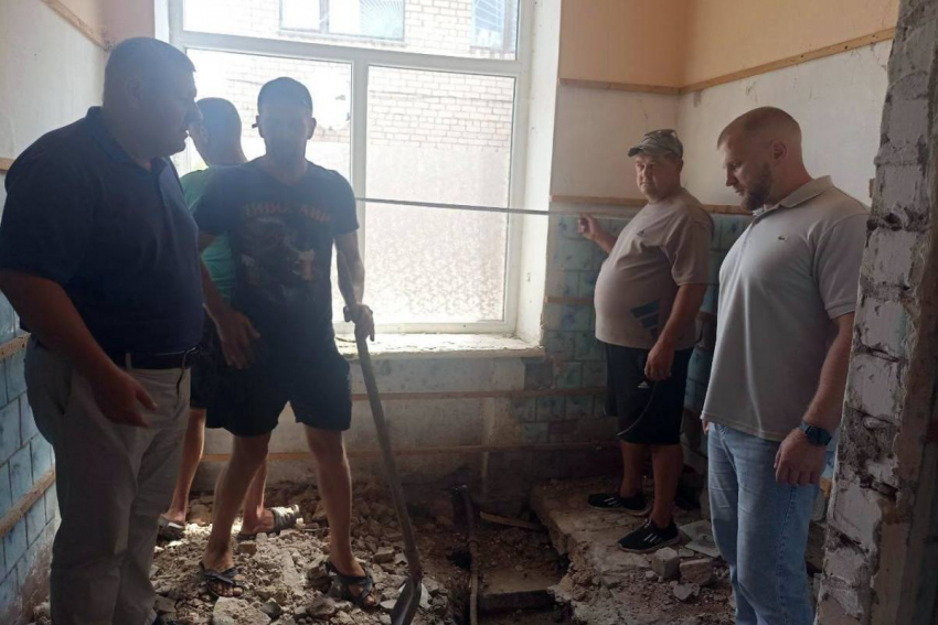 Туалет в херсонской школе будут ремонтировать специалисты из Псковской области