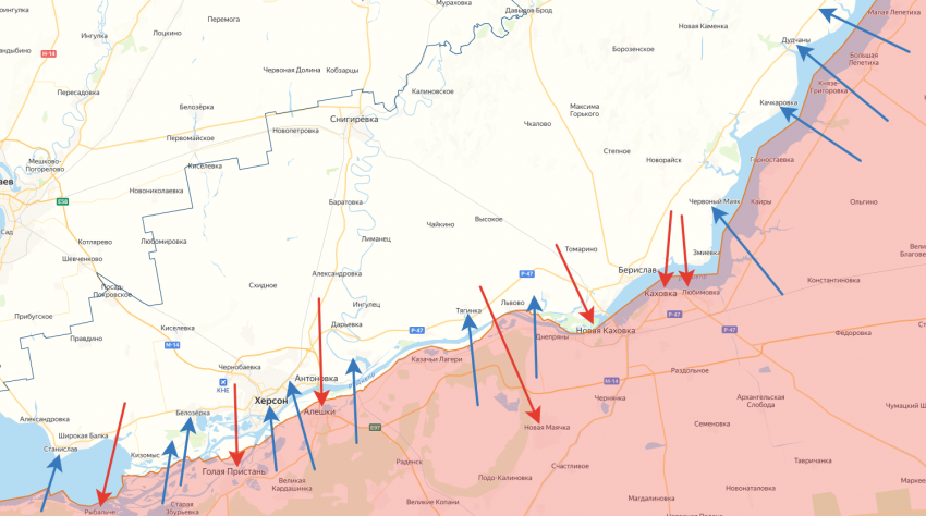 В Херсонской области за сутки зафиксировано более 60 атак: один погибший и семеро ранены