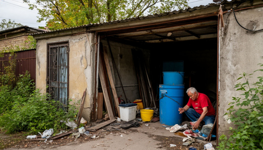 Соседи обчистили гараж пенсионера в Новой Каховке