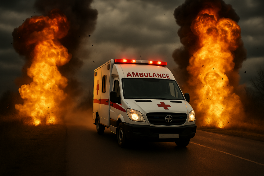 В Херсонскую область передали медавтомобиль от митрополита Тихона