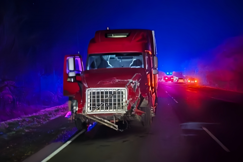 Один человек погиб в ДТП с грузовиком на трассе в Геническом округе