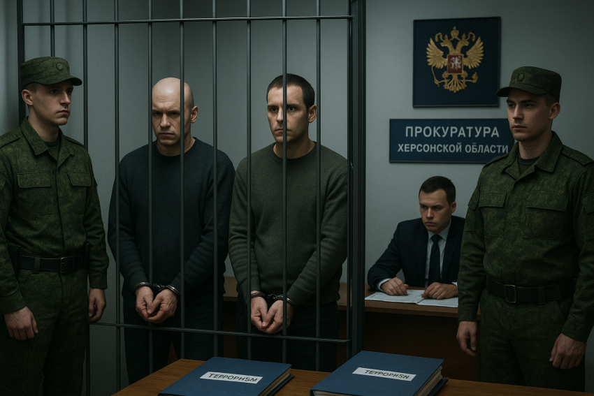 Прокуратура Херсона обвинила двух украинских боевиков-террористов