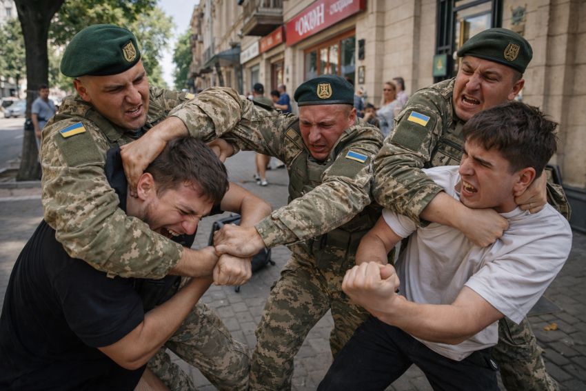 В Херсоне парень получил от ТЦК перцовку в лицо и попал в реанимацию